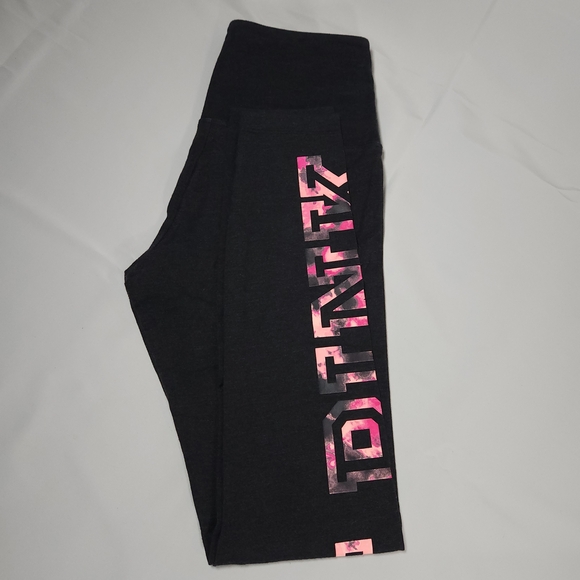 PINK Victoria's Secret Grey Yoga Leggings - Picture 2 of 3